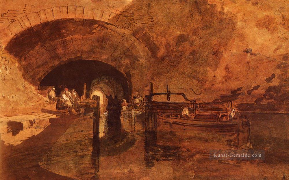 A Kanal Tunnel in der Nähe von Leeds romantischem Turner Ölgemälde